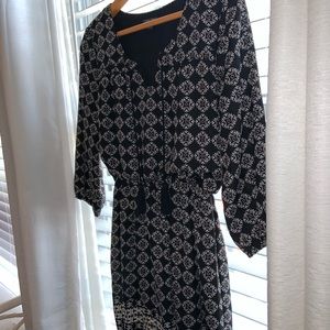 ✨Black boho long sleeve dress✨